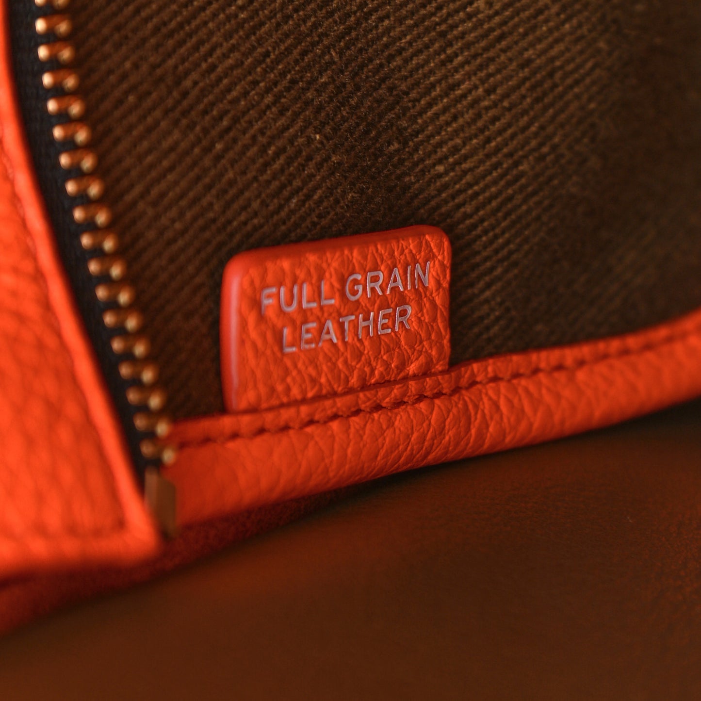 Grained Calfskin Small The Tote Bag Dragon Fire