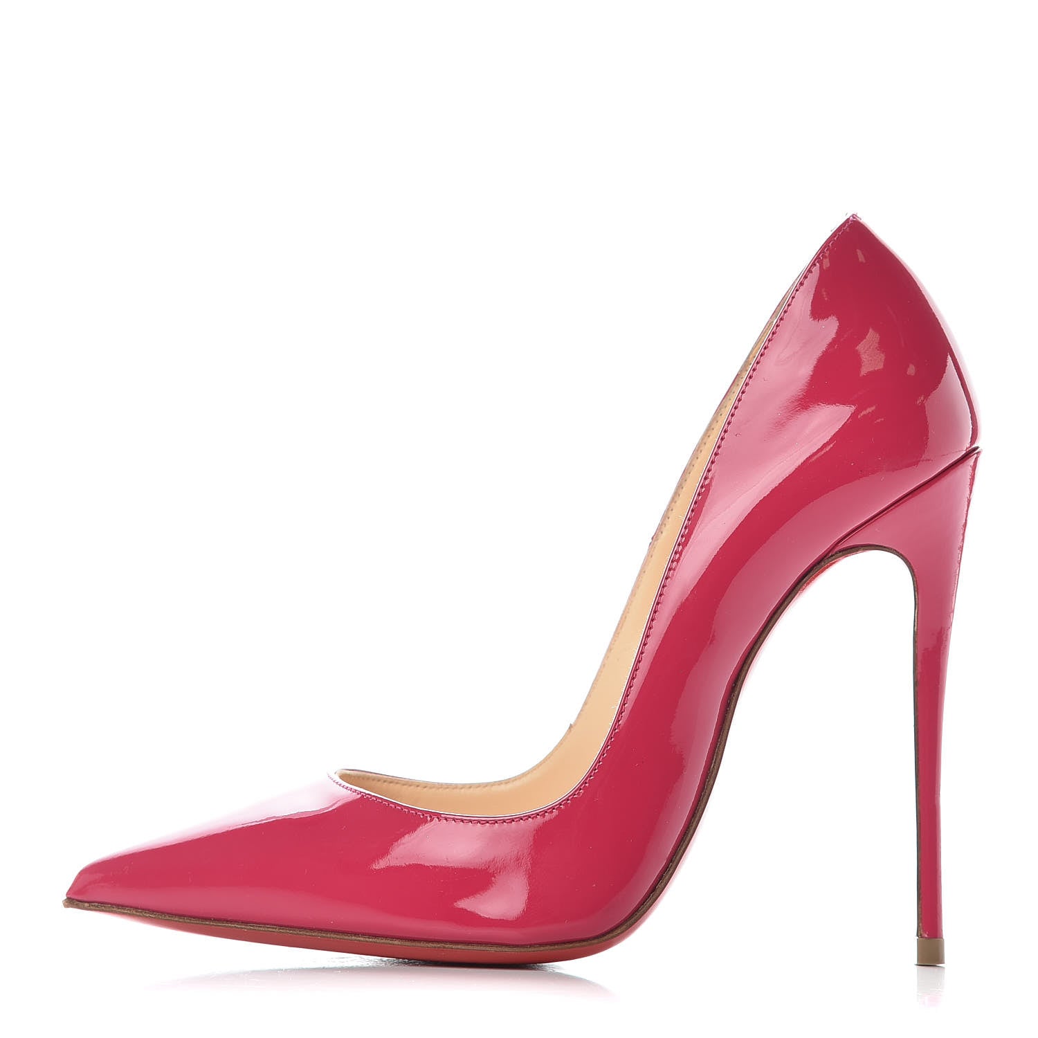 Christian Louboutin Patent So Kate 120 Pumps 34.5 Rosa 1 of 12