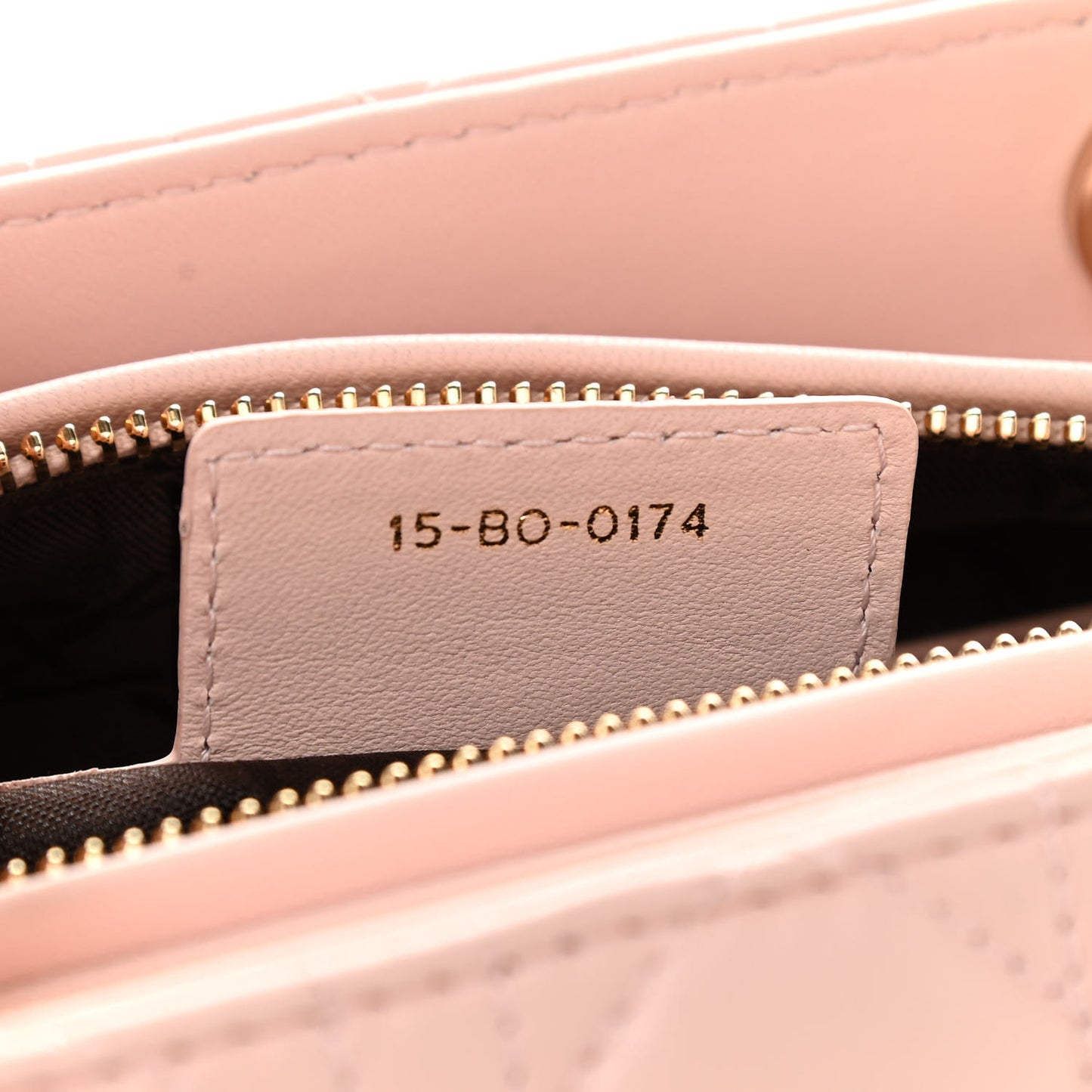 Lambskin Cannage Medium Lady Dior Light Pink