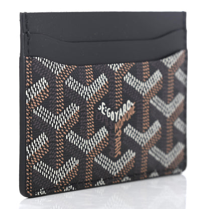 Goyard Goyardine Saint Sulpice Card Holder Black 3 of 7