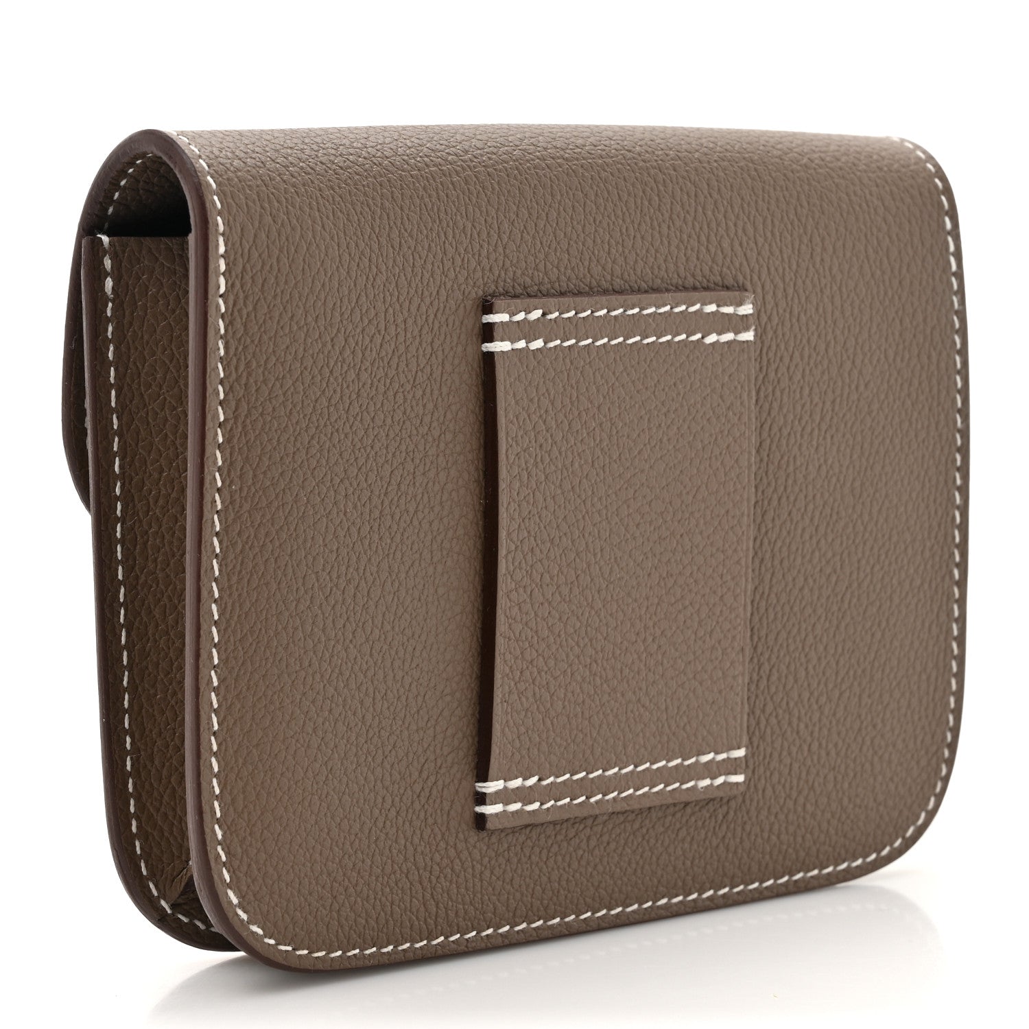 Hermes Evercolor Constance Slim Wallet Etoupe 4 of 10