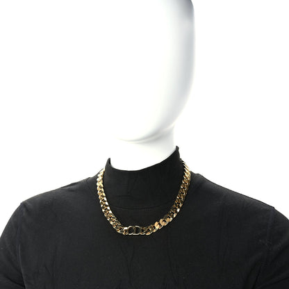 Christian Dior Metal Danseuse Etoile Chain Choker Necklace Gold 5 of 5