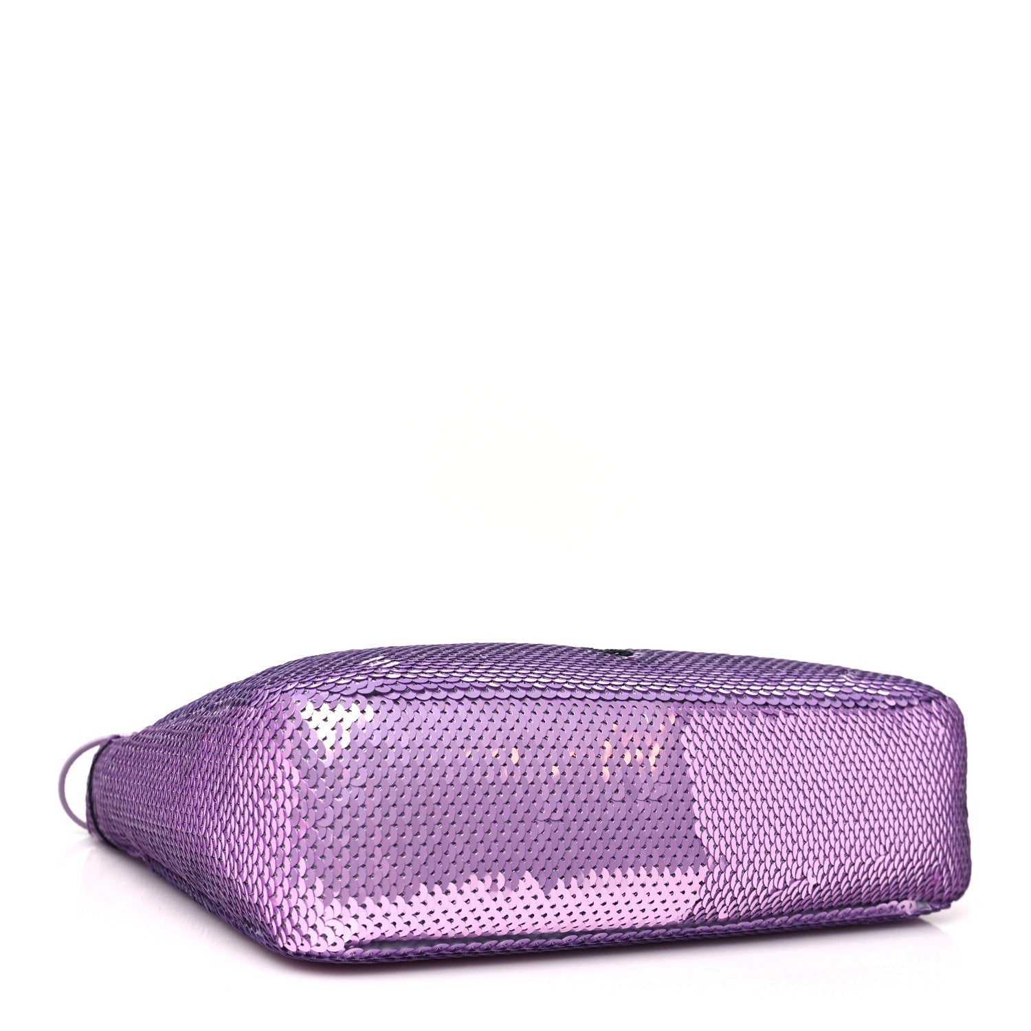 Prada Paillettes Sequin Mini Re-Edition 2000 Bag Lilium Black 4 of 7