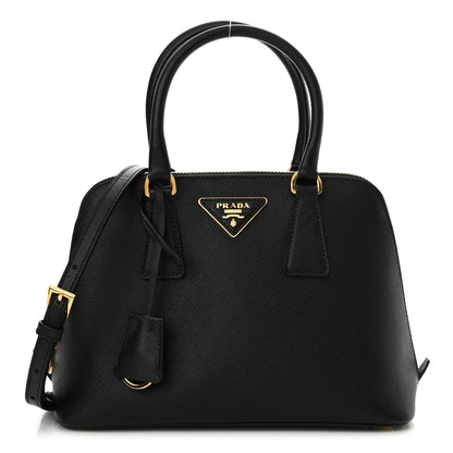 Prada Saffiano Lux Small Promenade Tote Black 1 of 11