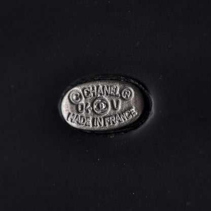 Chanel Resin CC Cuff White Black 3 of 3