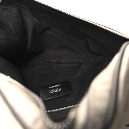 Fendi Glazed Fabric Vitello King FF 1974 Diagonal Belt Bag Perla Argilla Fragola 5 of 10