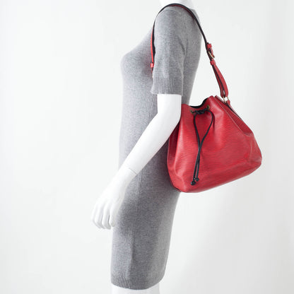 Louis Vuitton Epi Petit Noe Red 2 of 9