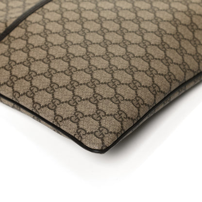 Gucci GG Plus Monogram Medium Flat Messenger Bag Dark Brown 14 of 14