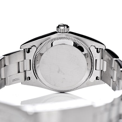 Rolex Stainless Steel 24mm Oyster Perpetual Watch Pink 76080 5 of 8