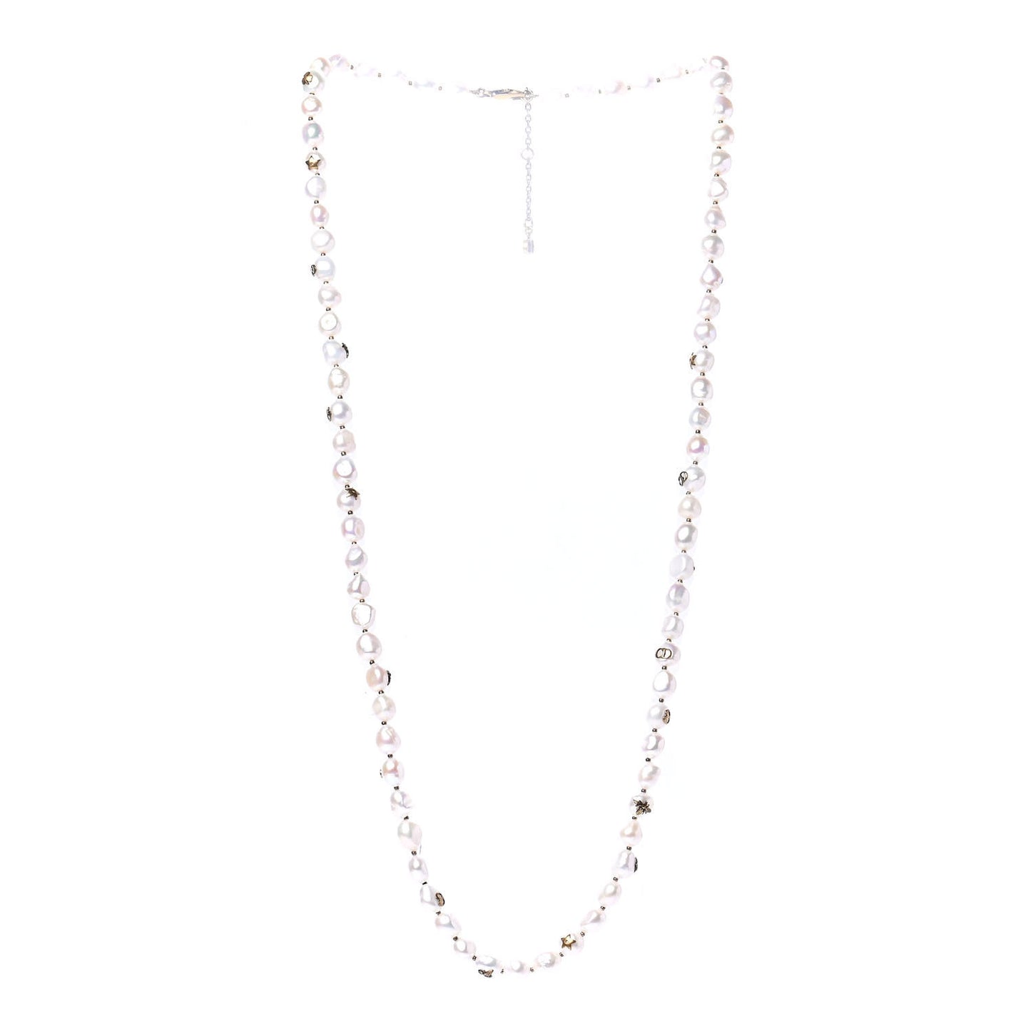 Pearl Long Necklace Gold