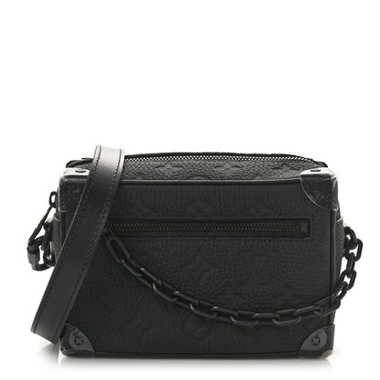 Louis Vuitton Taurillon Monogram Mini Soft Trunk Black 1 of 10