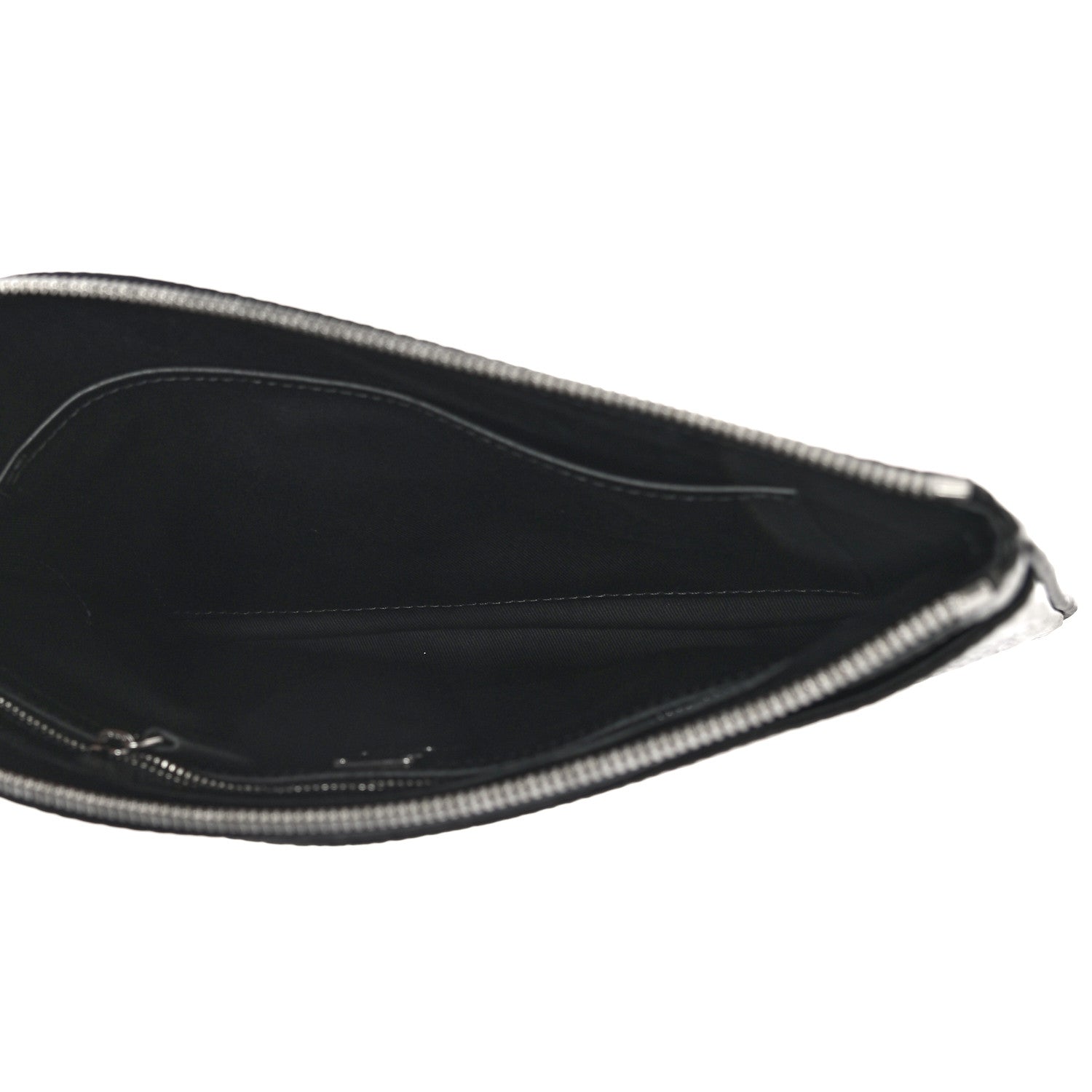 MCM Metallic Visetos Medium Crossbody Pouch Silver 7 of 9