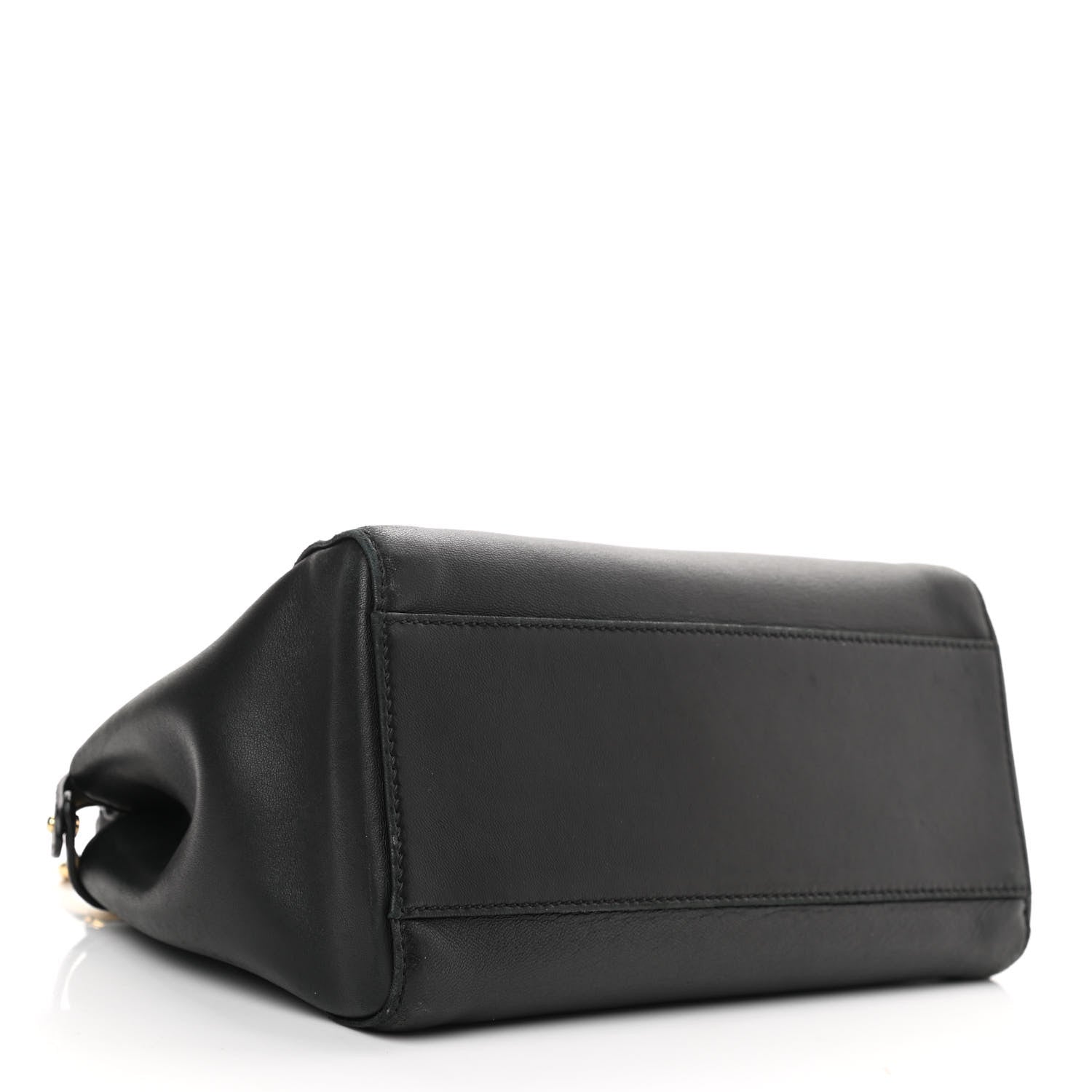 Fendi Nappa Mini Peekaboo Iconic Satchel Black 4 of 11