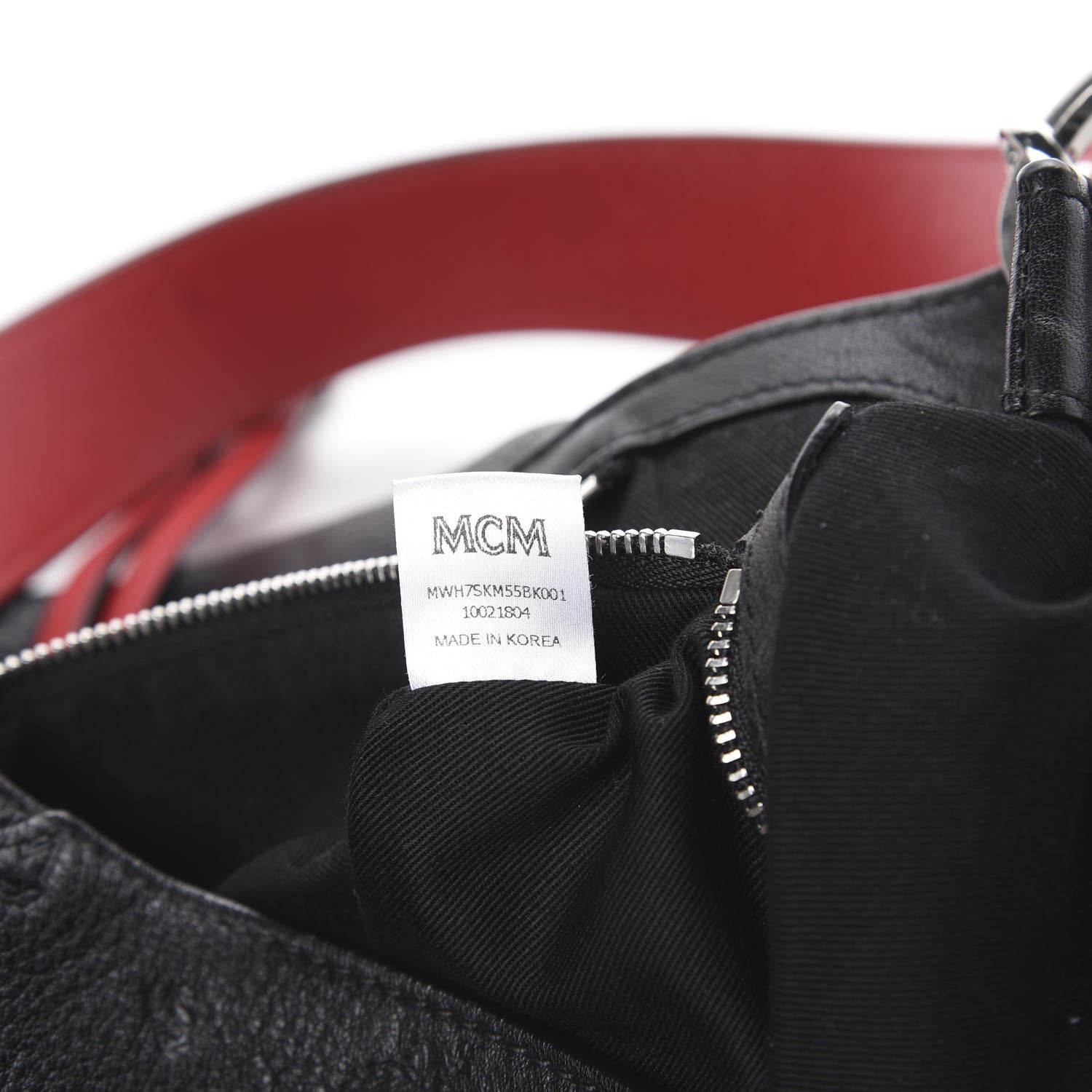 MCM Calfskin Ottomar Large Klara Hobo Black 8 of 12