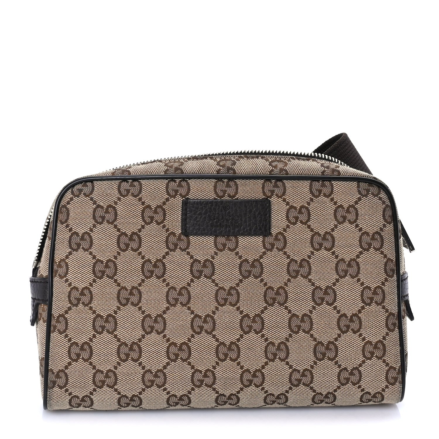 Gucci Monogram Belt Bag Dark Brown 1 of 7