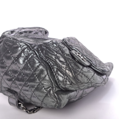 Chanel Iridescent Calfskin Mini Backpack Is Back Silver 7 of 8