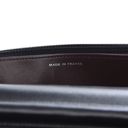 Chanel Lambskin Quilted Wallet On Chain WOC Black 9 of 12