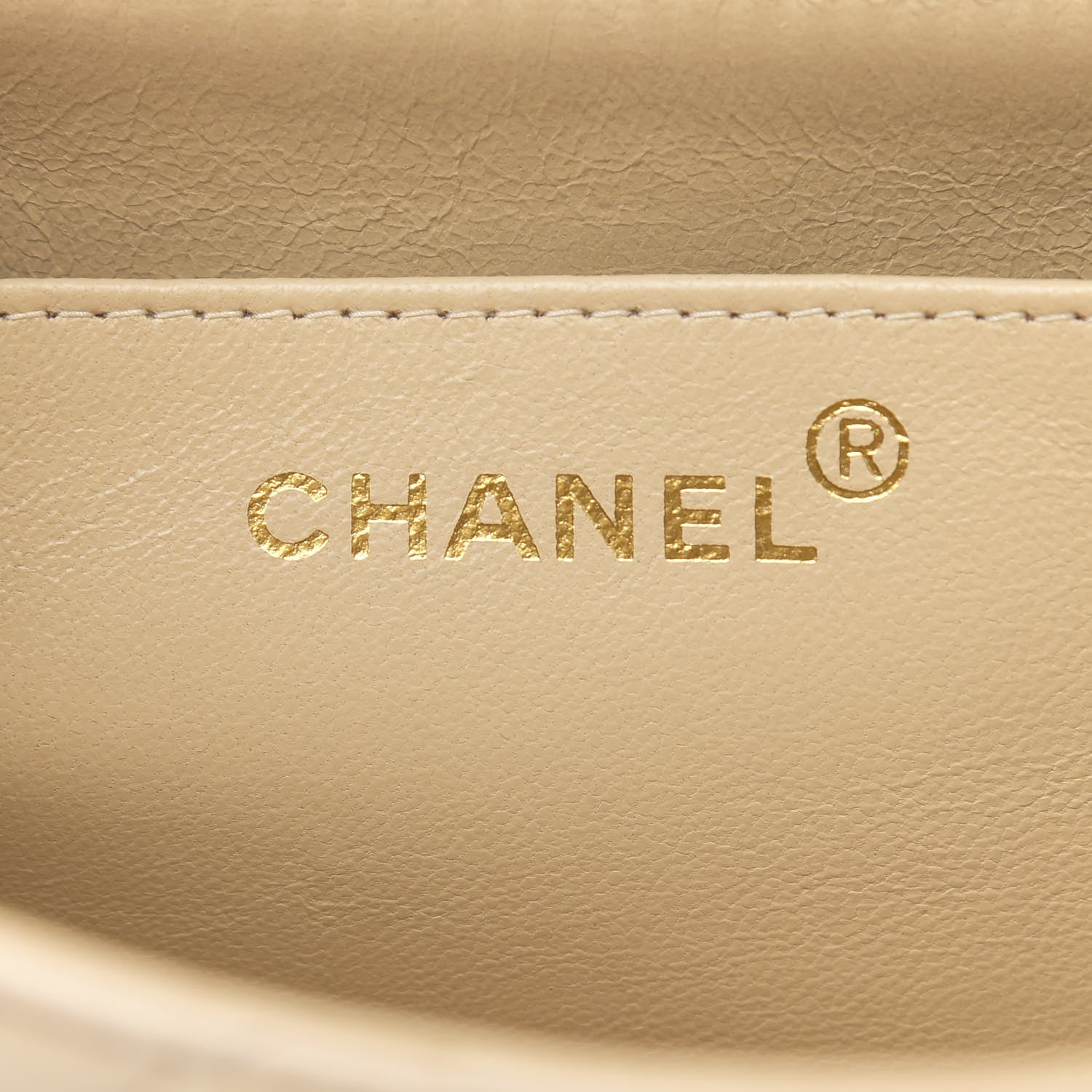 Chanel Lambskin Quilted Medium Single Flap Beige 6 of 17