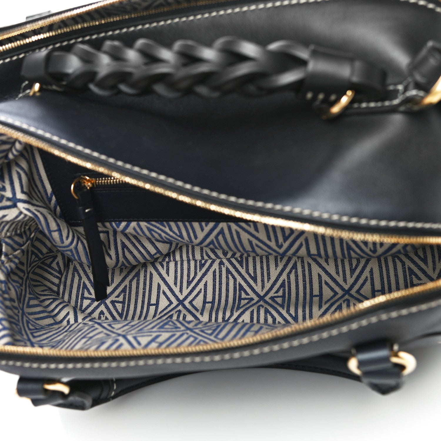 Chloe Calfskin Medium Daria Full Blue 5 of 14