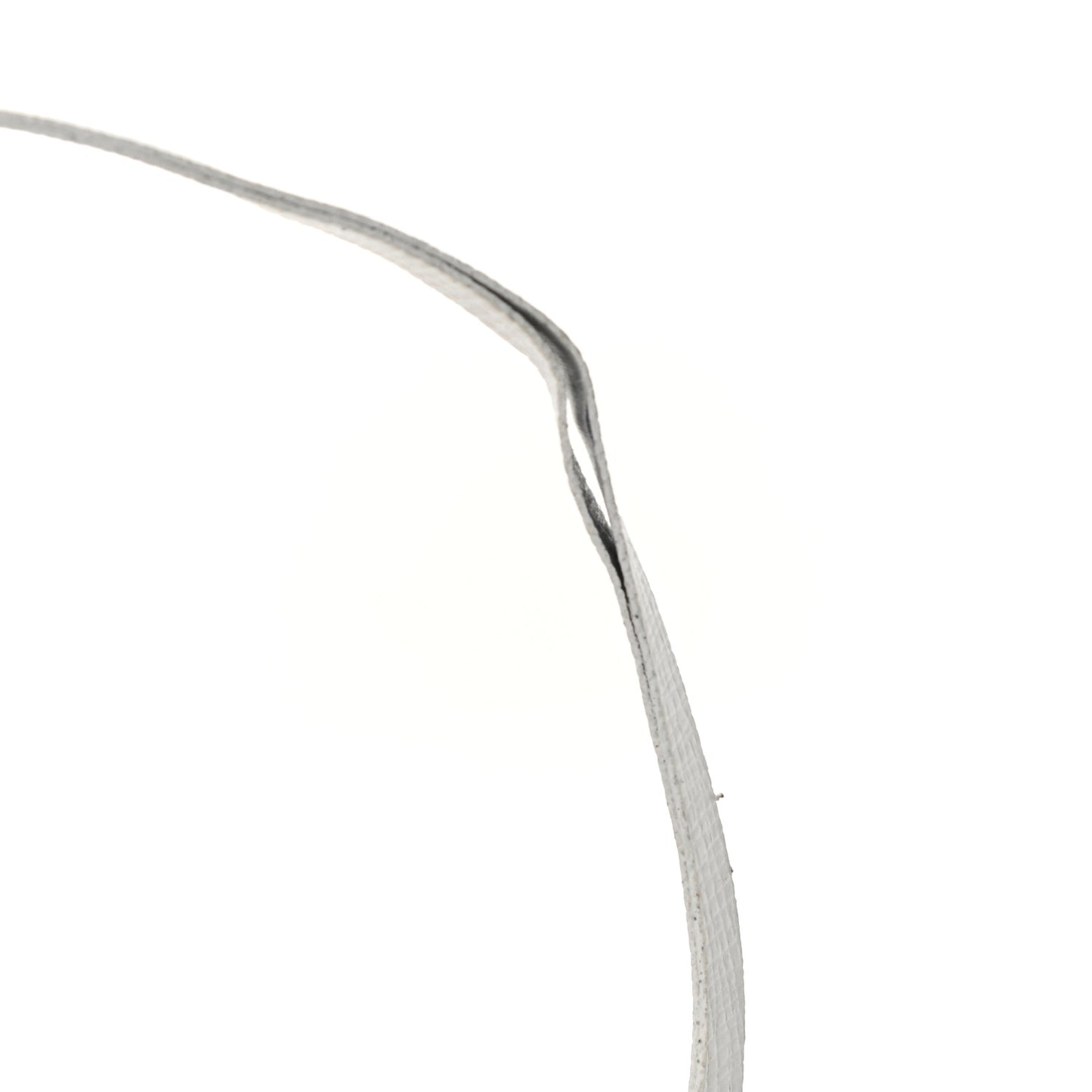 Saffiano Striped Diag Binder Flap Bag White Black