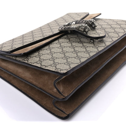 Gucci GG Supreme Monogram Medium Dionysus Shoulder Bag Taupe 7 of 8