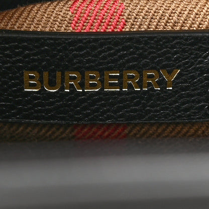 Burberry Calfskin Mega Check Small Banwell Tote Black 6 of 7