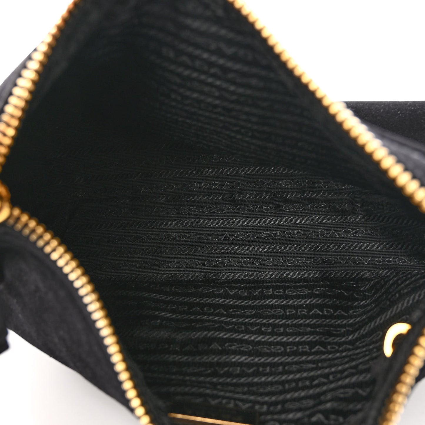 Scamosciato Suede Shoulder Bag Black