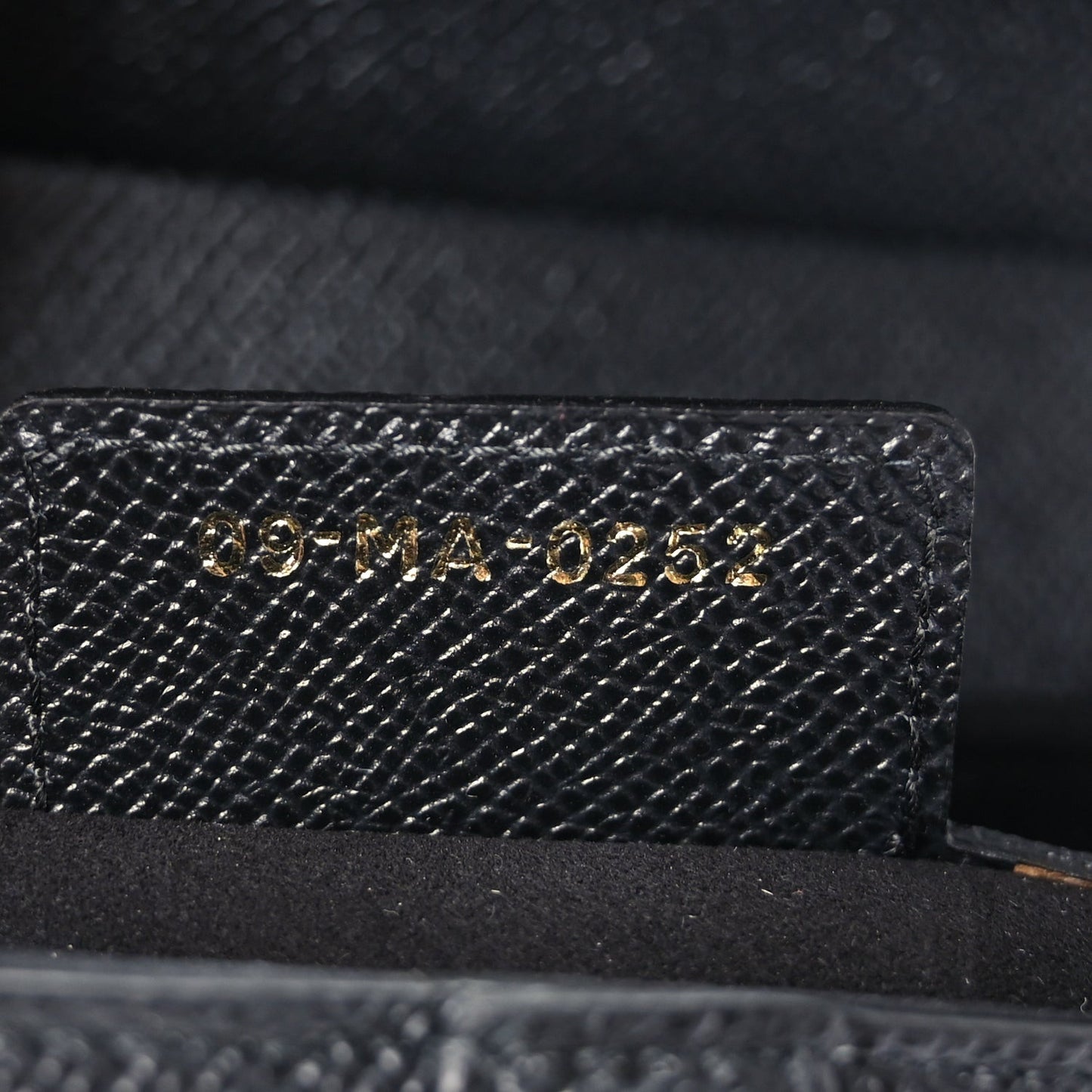 Grained Calfskin Saddle Bag Black (KLARNA)