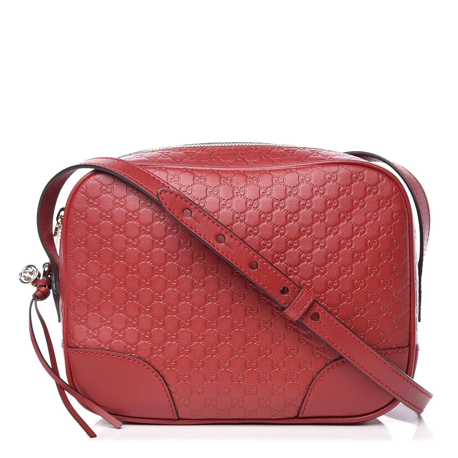 Gucci Microguccissima Mini Bree Messenger Bag Red 1 of 9
