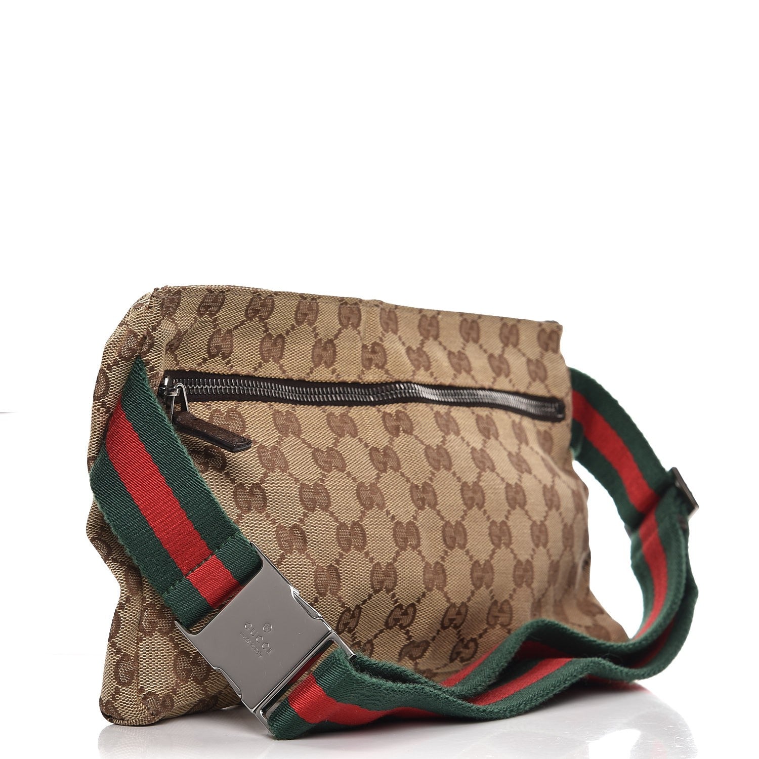 Gucci Monogram Web Belt Bag Dark Brown 4 of 8