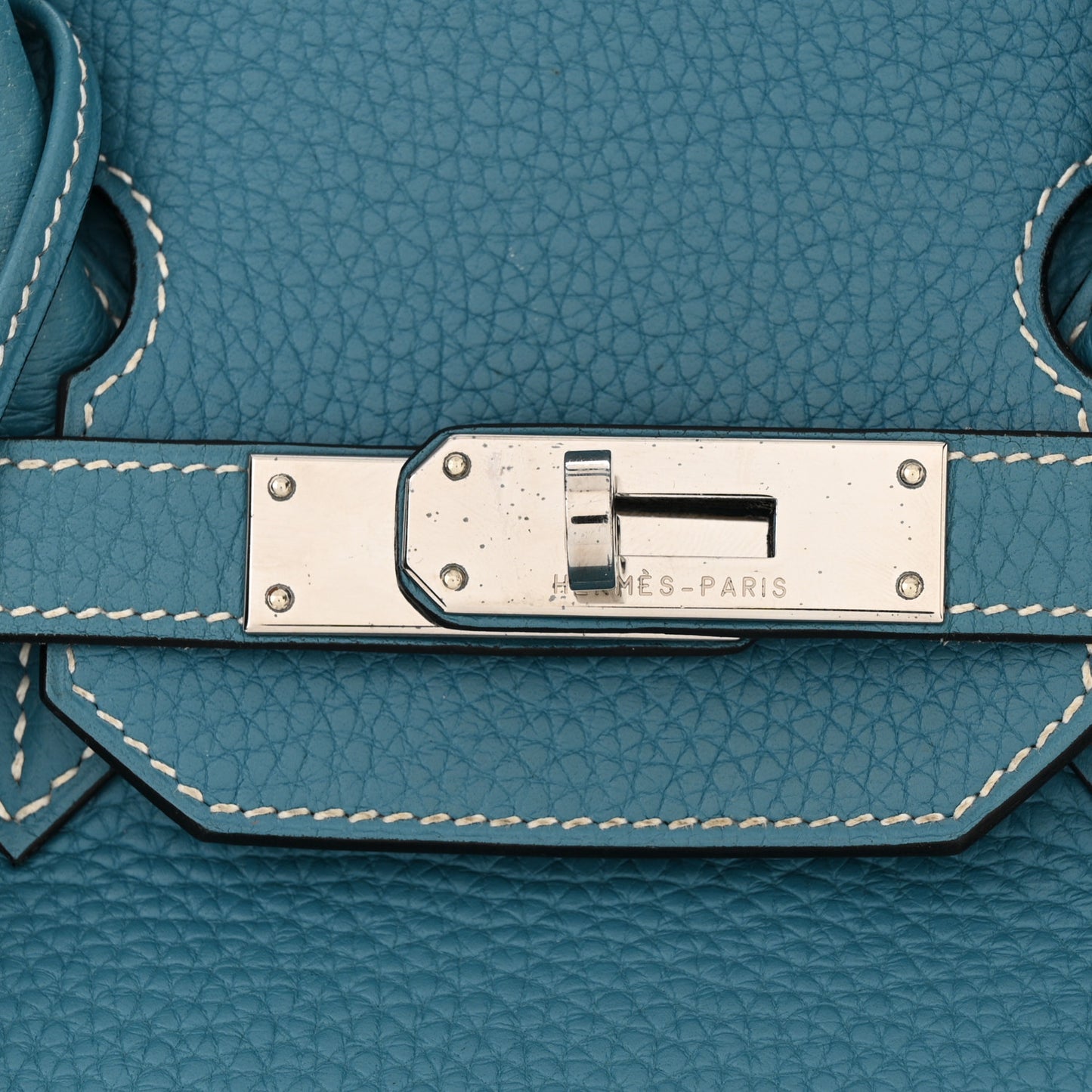 Taurillon Clemence BIRKIN 35 Blue Jean