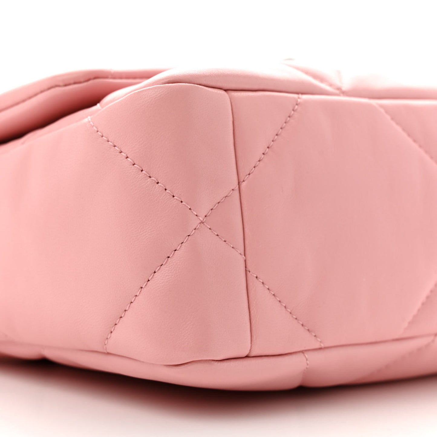 Lambskin Quilted Medium Chanel 19 Flap Light Pink