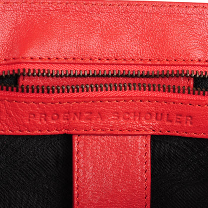 Proenza Schouler Lambskin Medium PS1 Satchel Deep Coral 13 of 14