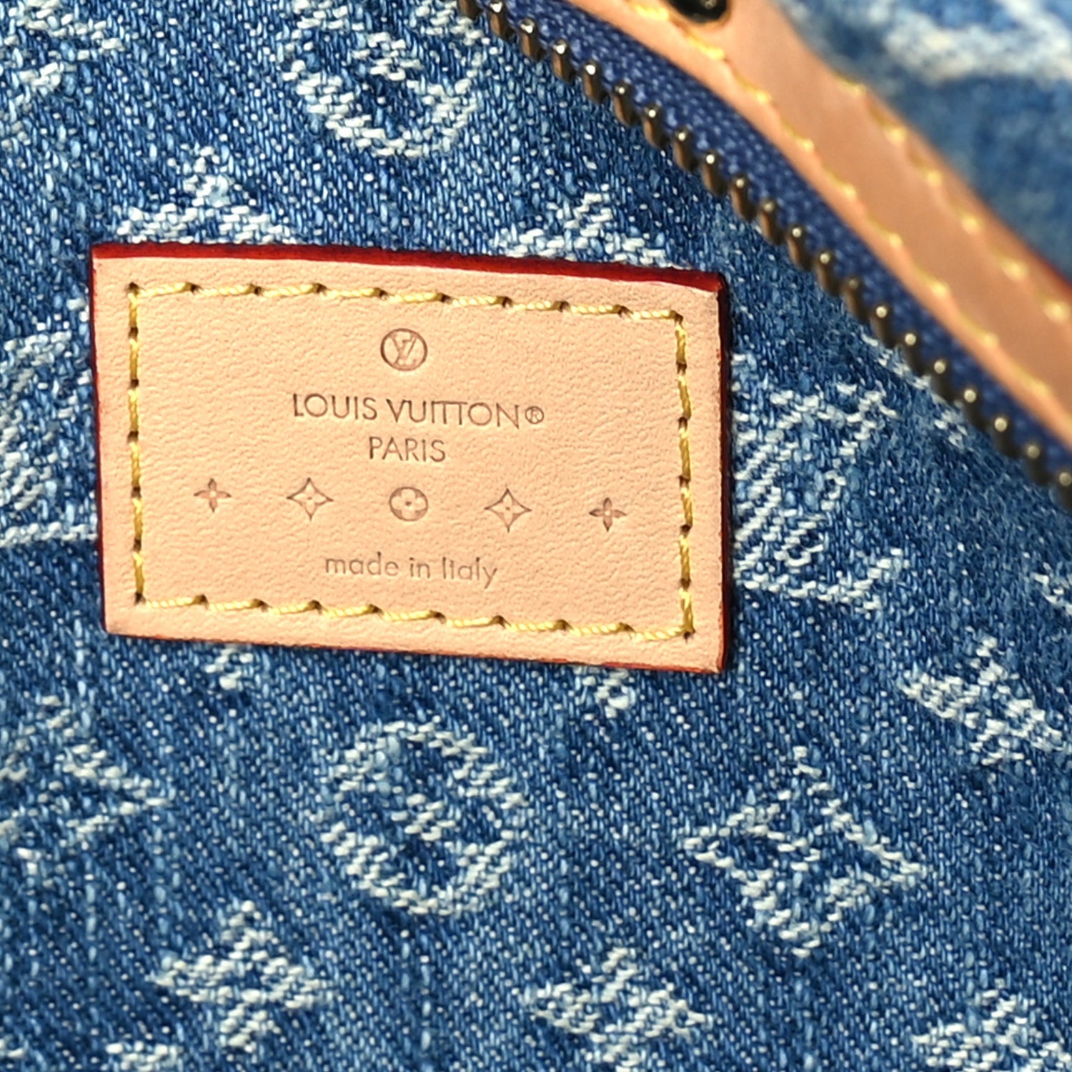 Louis Vuitton Monogram Denim High Rise Bumbag Blue 5 of 8