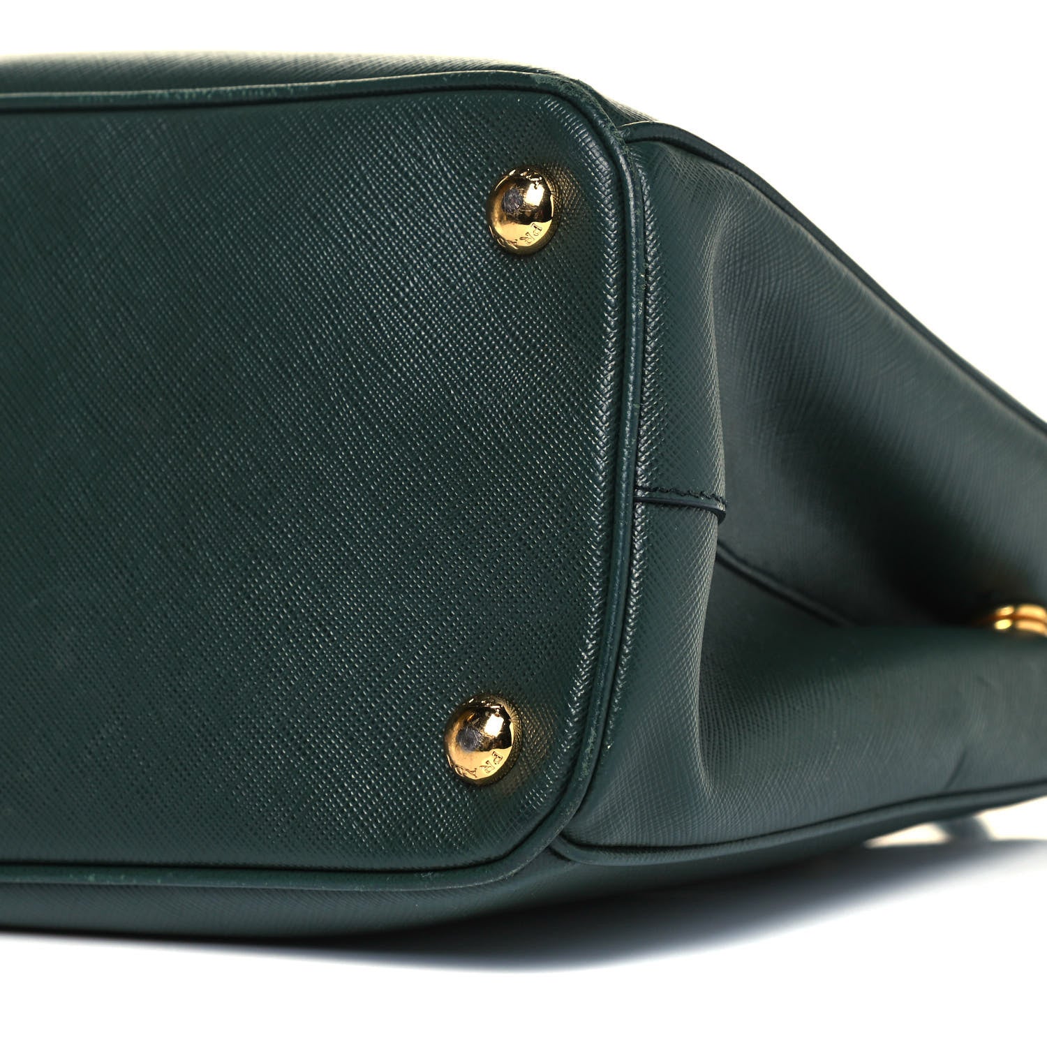 Prada Saffiano Small Galleria Double Zip Tote Smeraldo 9 of 9