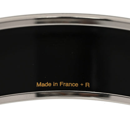 Hermes Enamel Printed Wide Balcons du Guadalquivir Bracelet 70 Silver 5 of 5