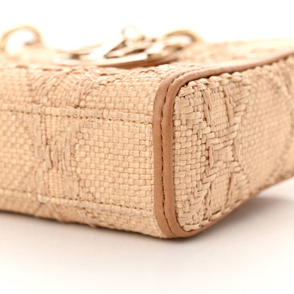 Christian Dior Raffia Macro Cannage Lady D-Joy Natural 10 of 12