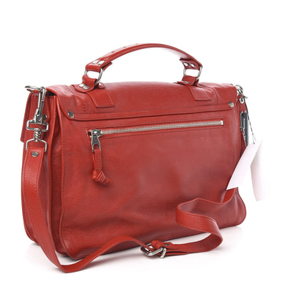 Proenza Schouler Lambskin Medium PS1 Satchel True Red 4 of 11