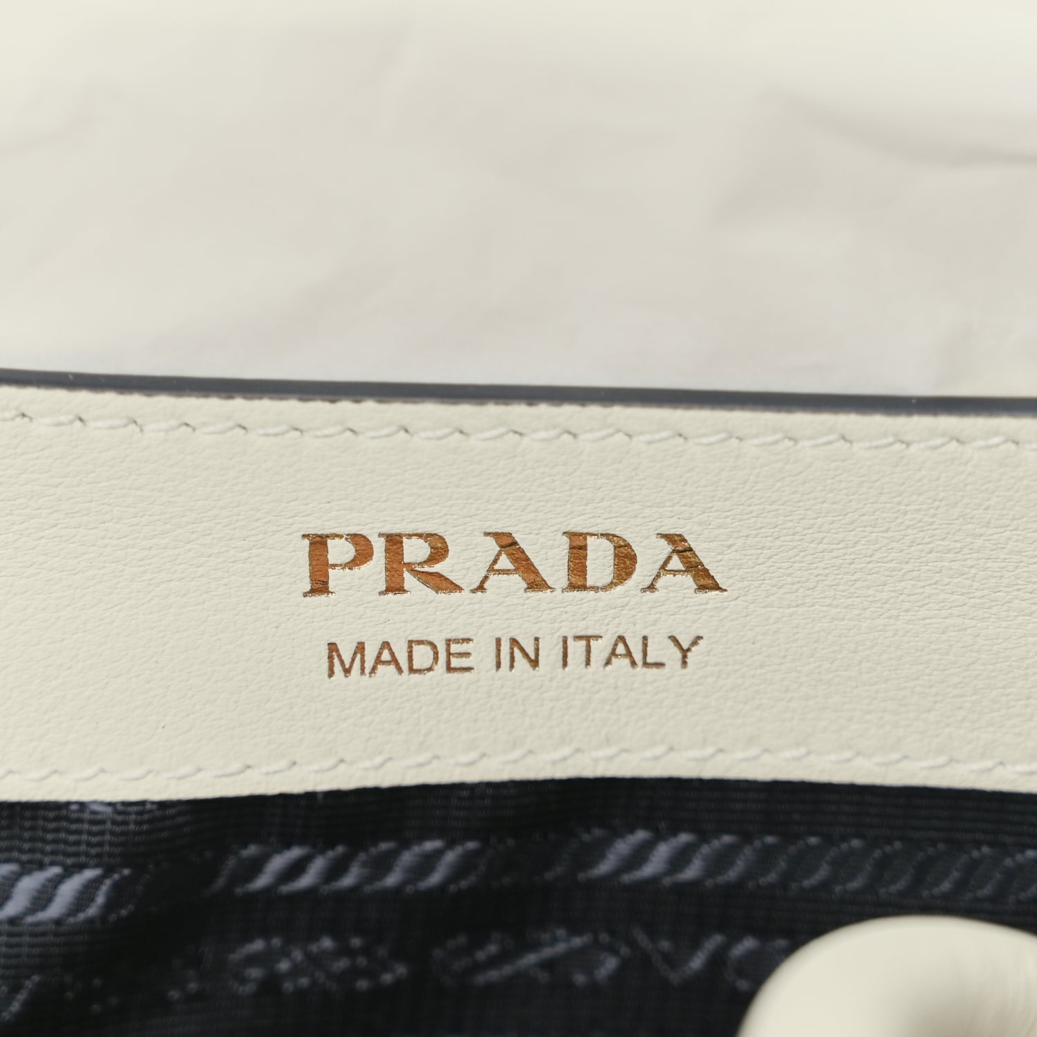 Prada Soft Calfskin Medium Darling Shoulder Bag White 5 of 8