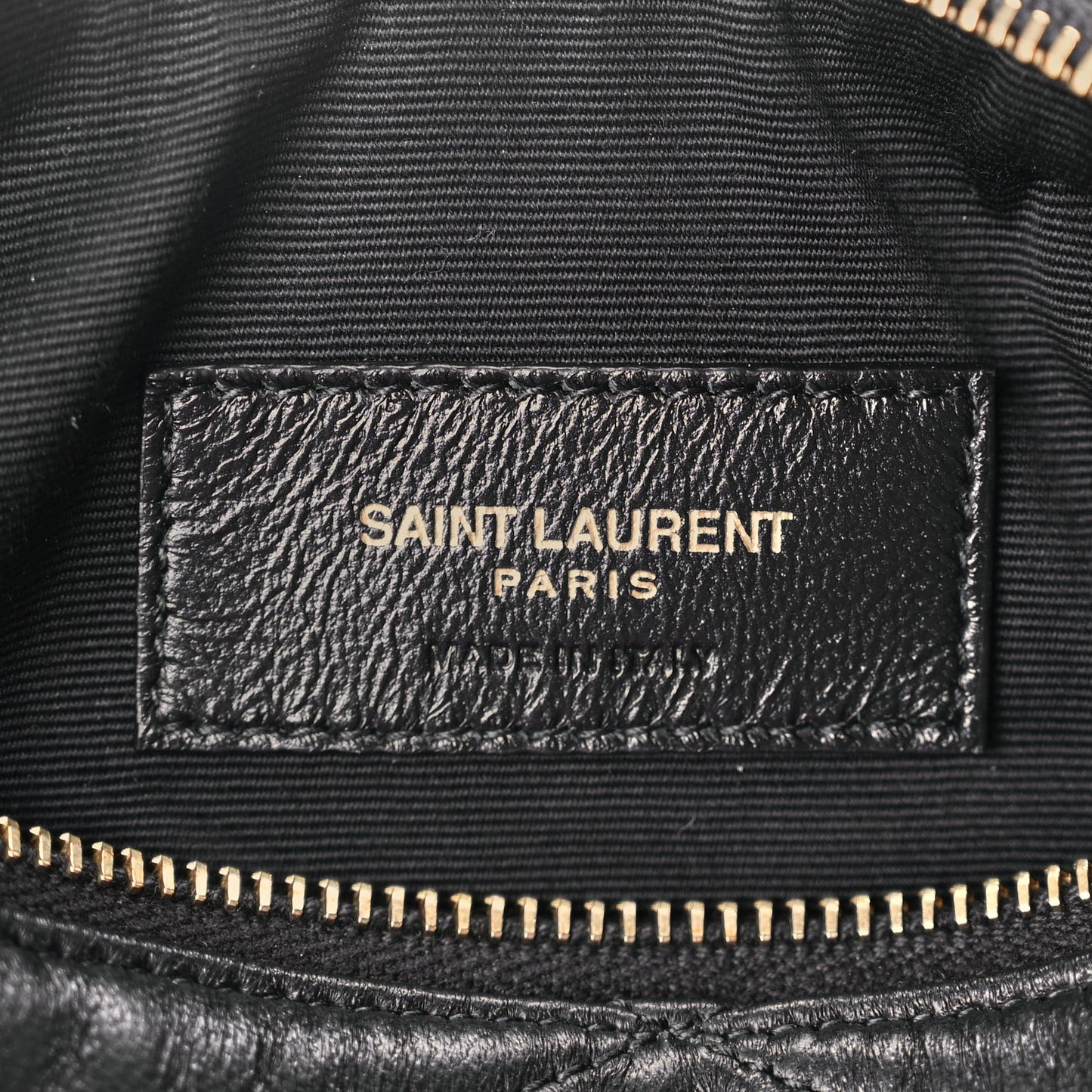 Lambskin Monogram Mini Sade Tube Bag Black