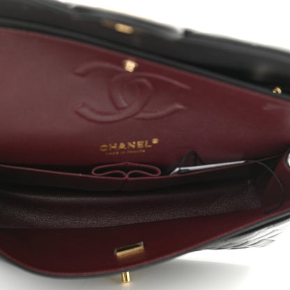 Chanel Lambskin Quilted Medium Double Flap Black 5 of 16