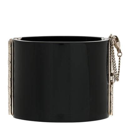 Chanel Crystal CC Cuff Black 3 of 4