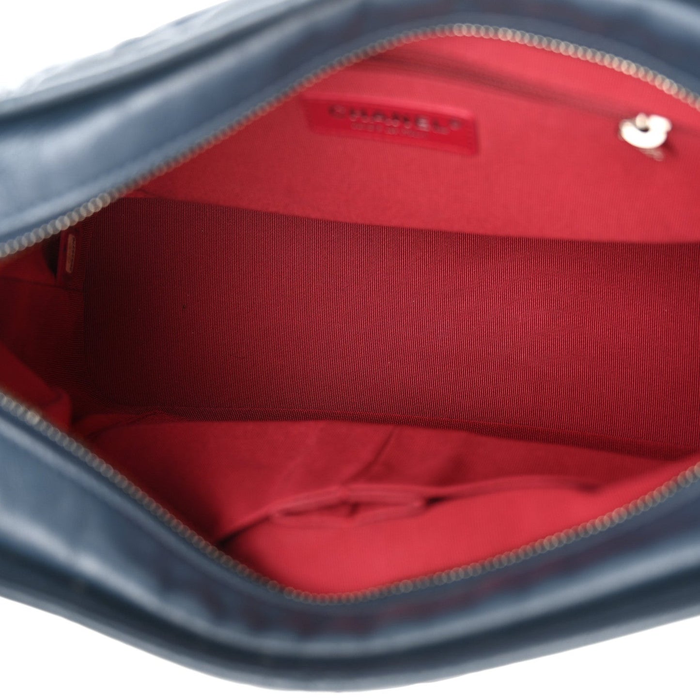 Aged Calfskin Quilted Medium Gabrielle Hobo Blue