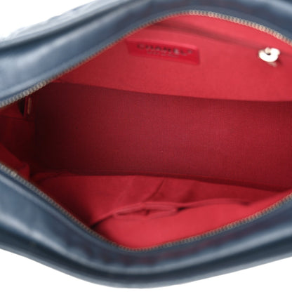 Chanel Aged Calfskin Quilted Medium Gabrielle Hobo Blue 5 of 7