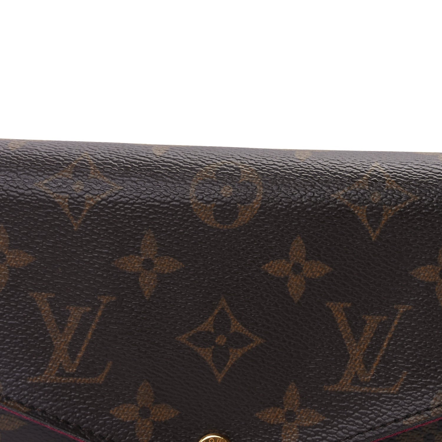 Louis Vuitton Monogram Pochette Felicie Chain Wallet Fuchsia 8 of 10
