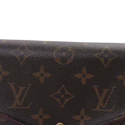 Louis Vuitton Monogram Pochette Felicie Chain Wallet Fuchsia 8 of 10