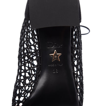 Christian Dior Suede Resille Naughtily-D 30mm Ankle Boots 38 Black 7 of 10