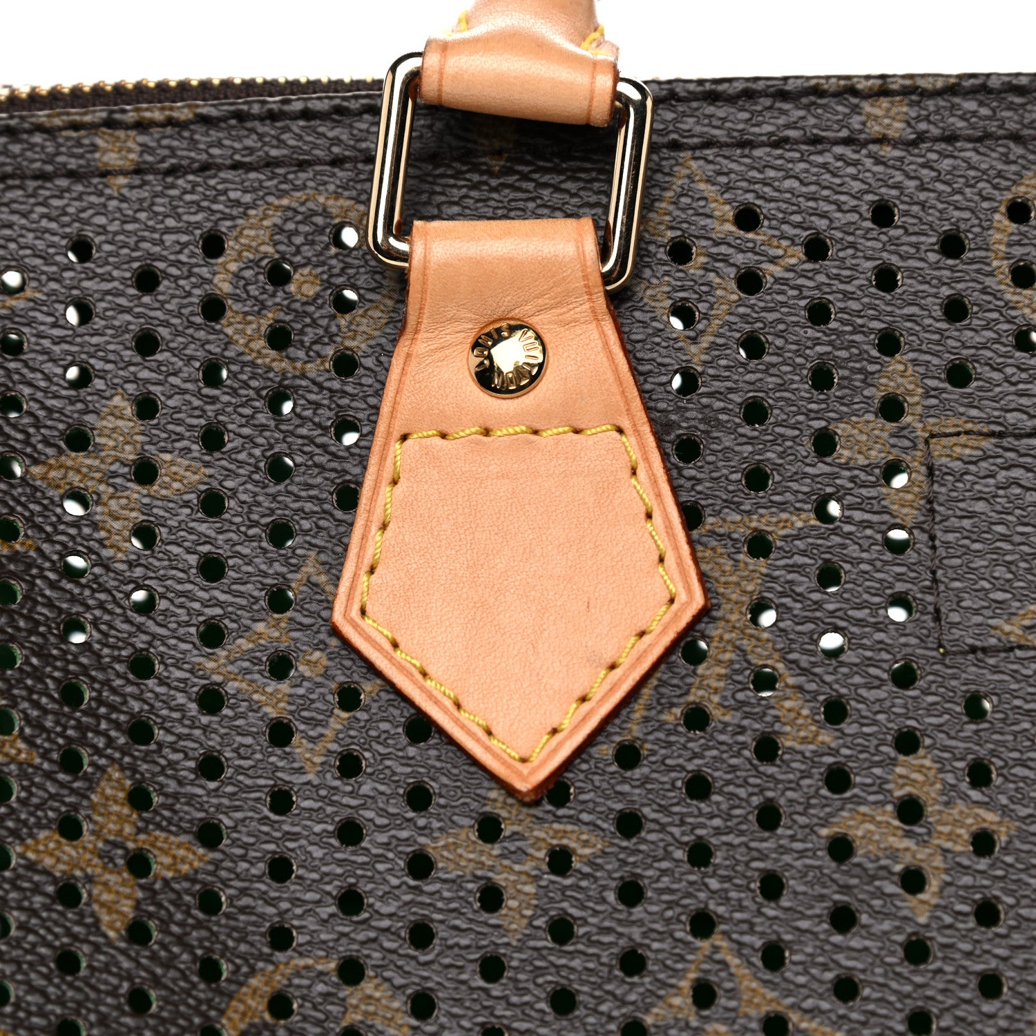 Louis Vuitton Monogram Perforated Speedy 30 Green 22 of 23