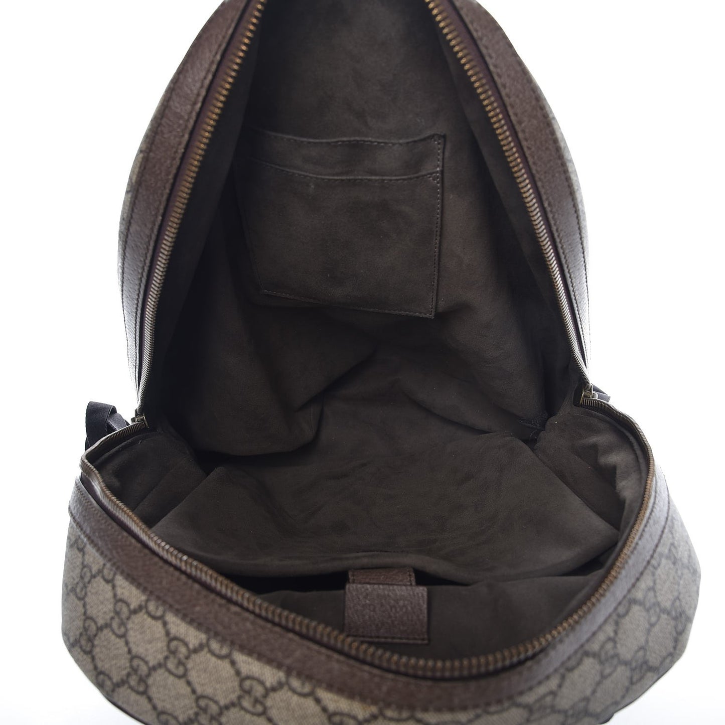 GG Supreme Monogram Web Animalier Bee Dome Backpack