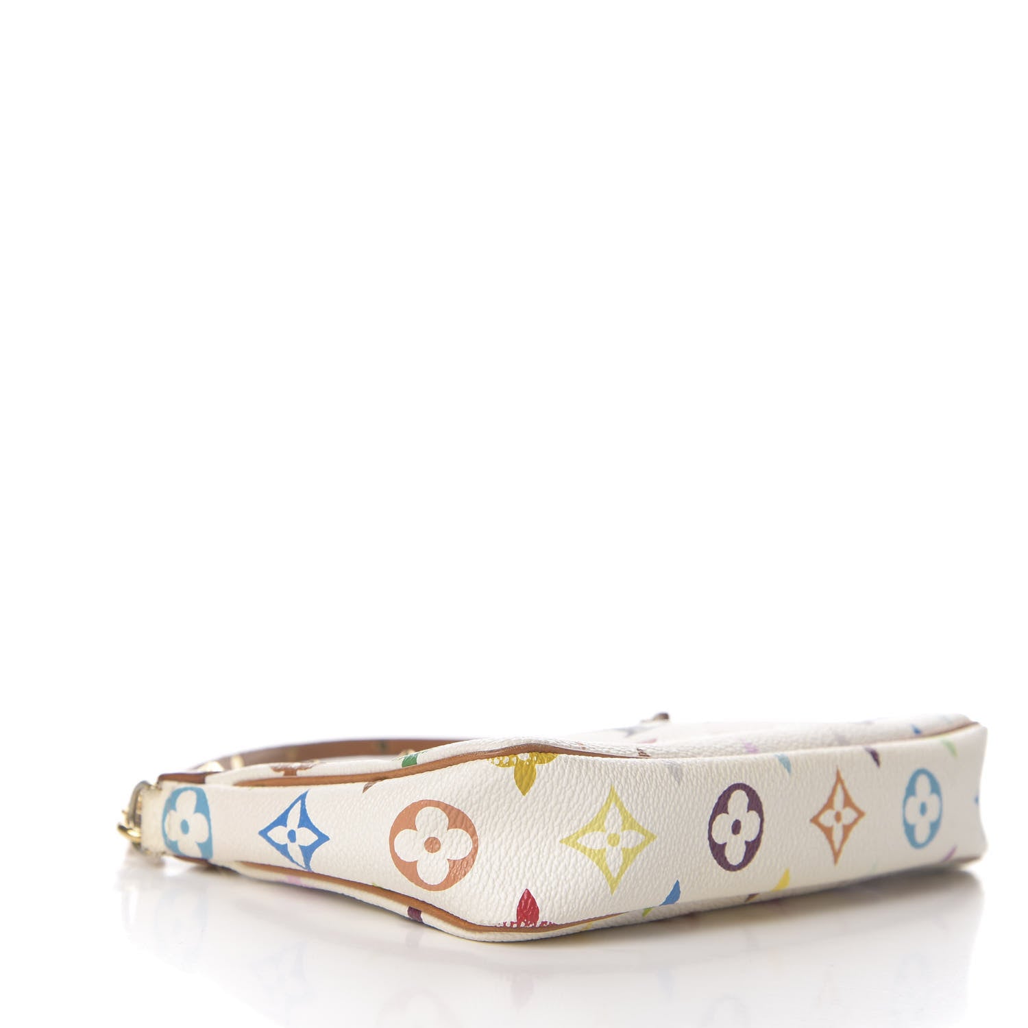 Louis Vuitton Monogram Multicolor Pochette Accessories White 3 of 11